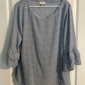 NWOT 3 quarter sleeve Loft top